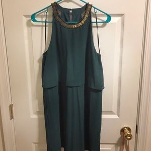 Teal cocktail dress